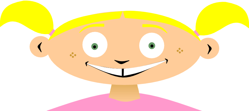 Blonde Hair Character Clipart - wide 6