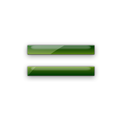 Green equal sign clipart 