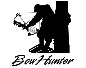 Bow hunter clipart 