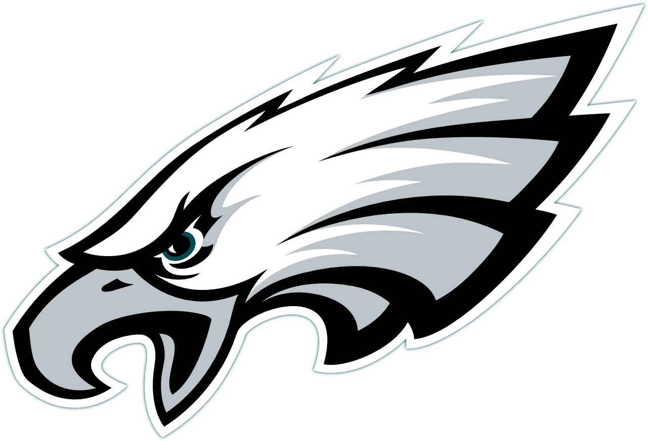 eagle head logo black and white