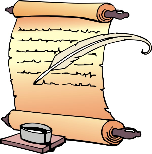 clipart law scroll