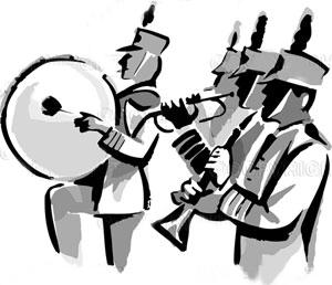 Band Instruments Clipart 