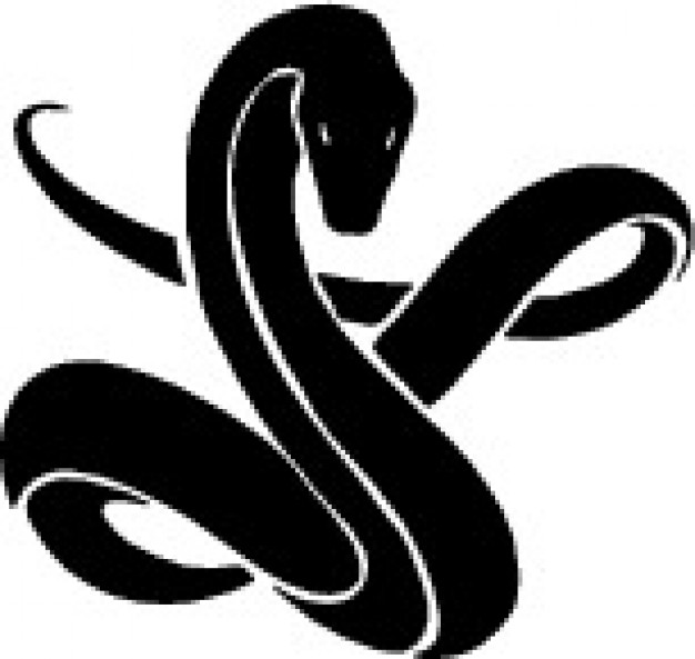 Snake Head Silhouette Clipart 
