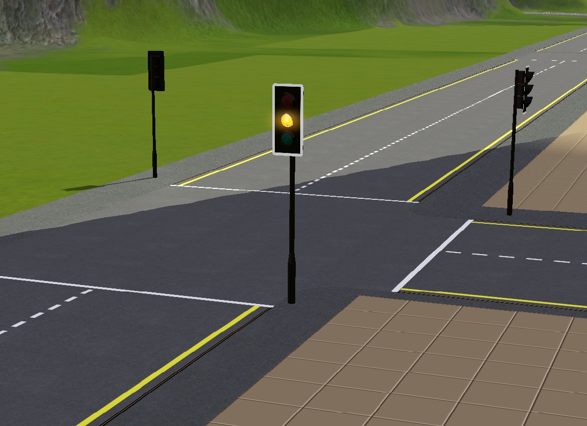 3 way traffic light - Clip Art Library
