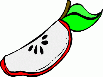 Apple Slices Clipart 