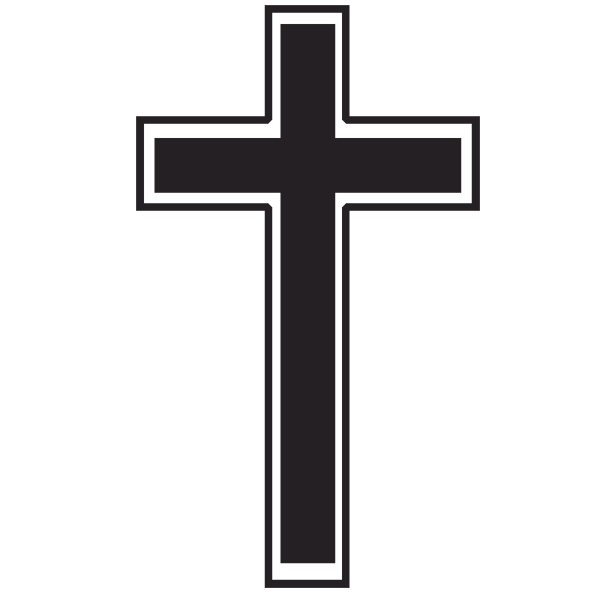 physics clipart black and white cross