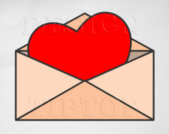 Valentine Envelope Cliparts