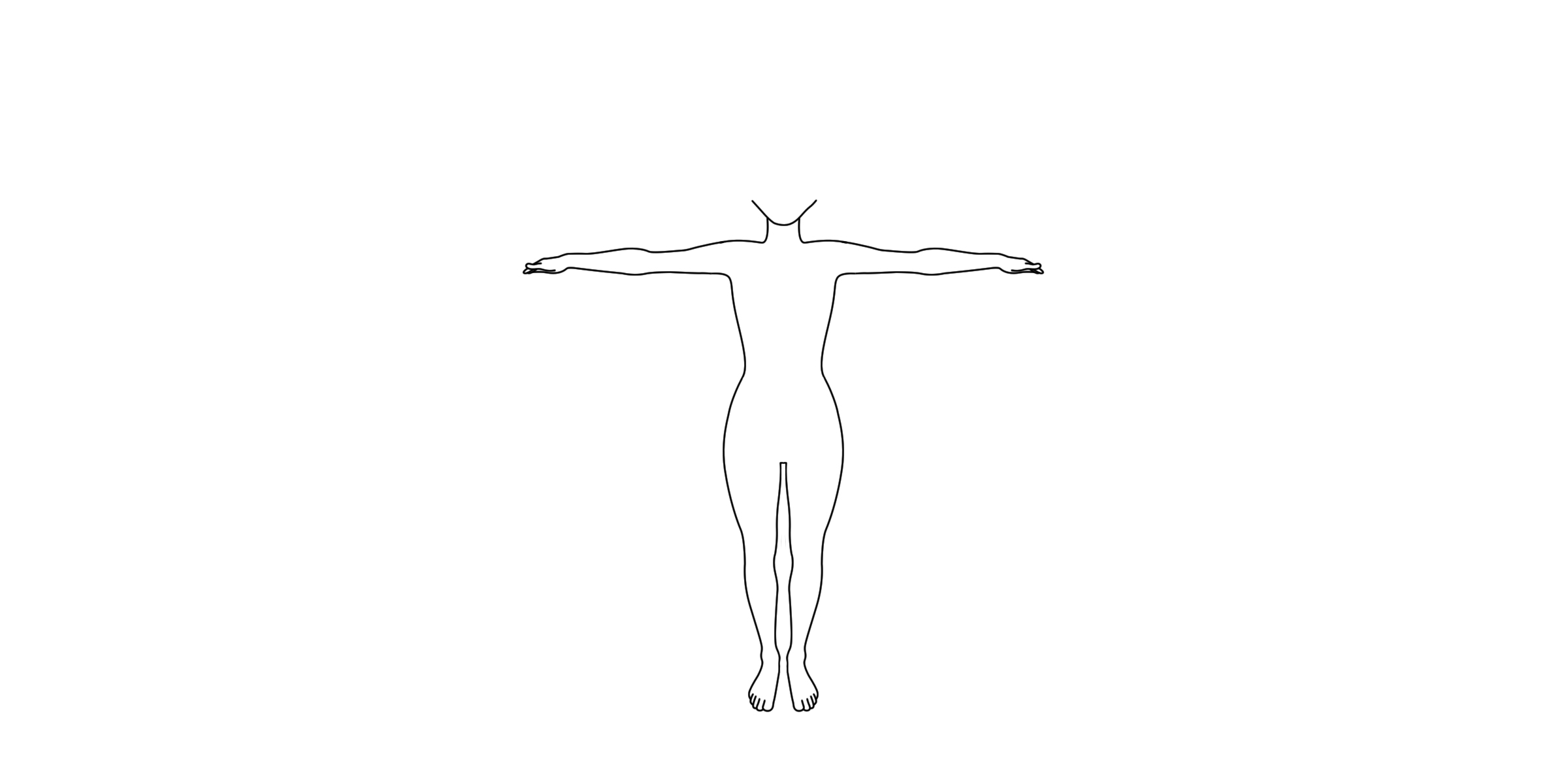 Outline Of Female Body 