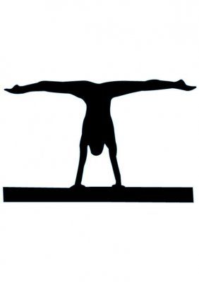 Gymnast Silhouette Clip Art 8 of 20 
