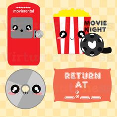 Coffee Night Cliparts