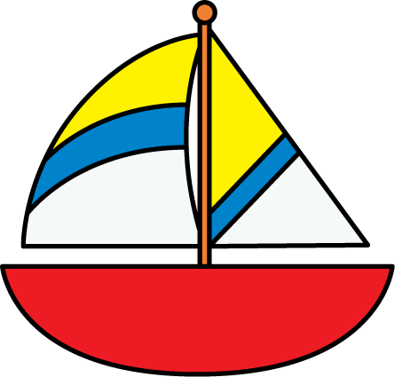Clipart boats sailing 