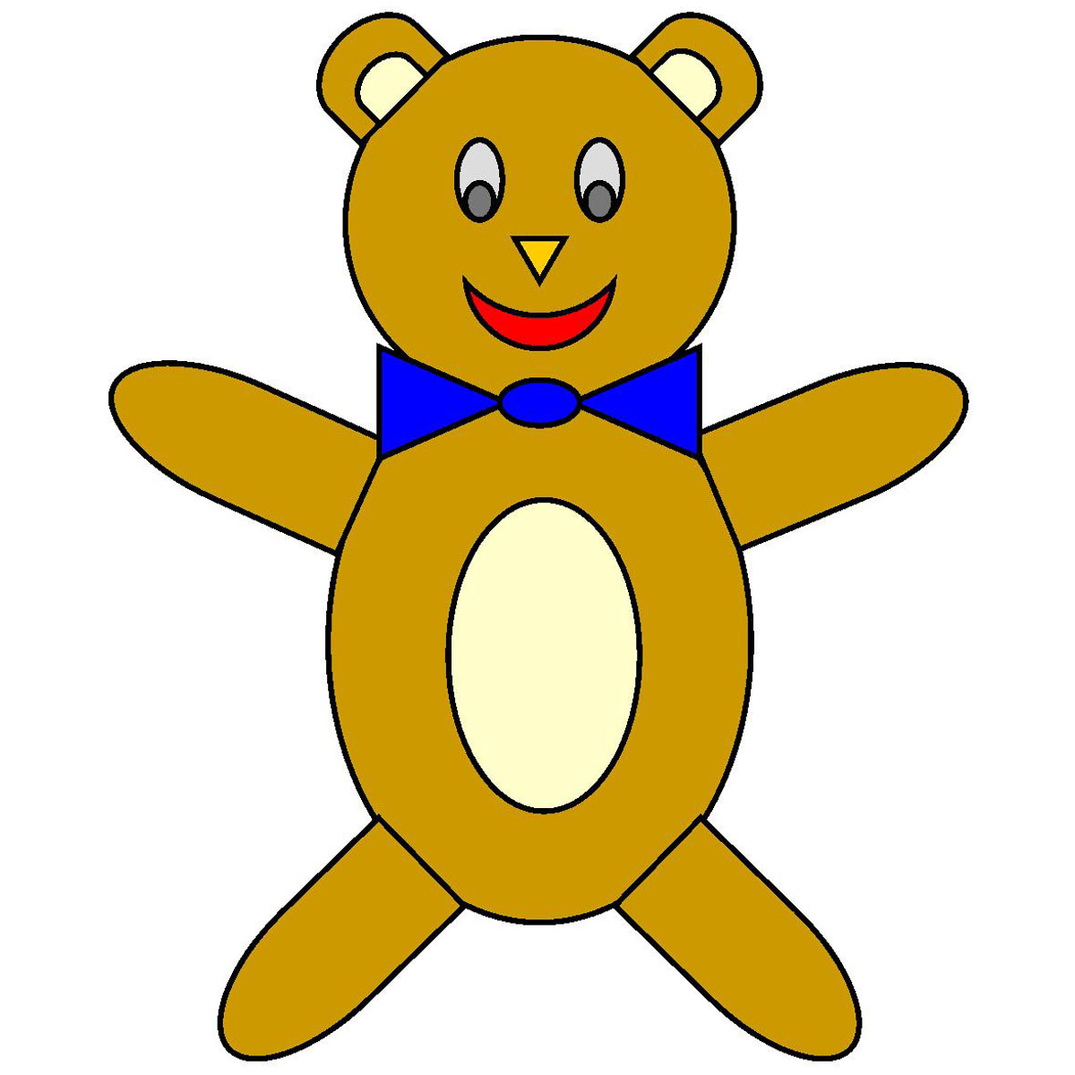 Kindergarten Bear Cliparts