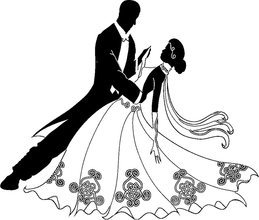 Traditional wedding clipart 