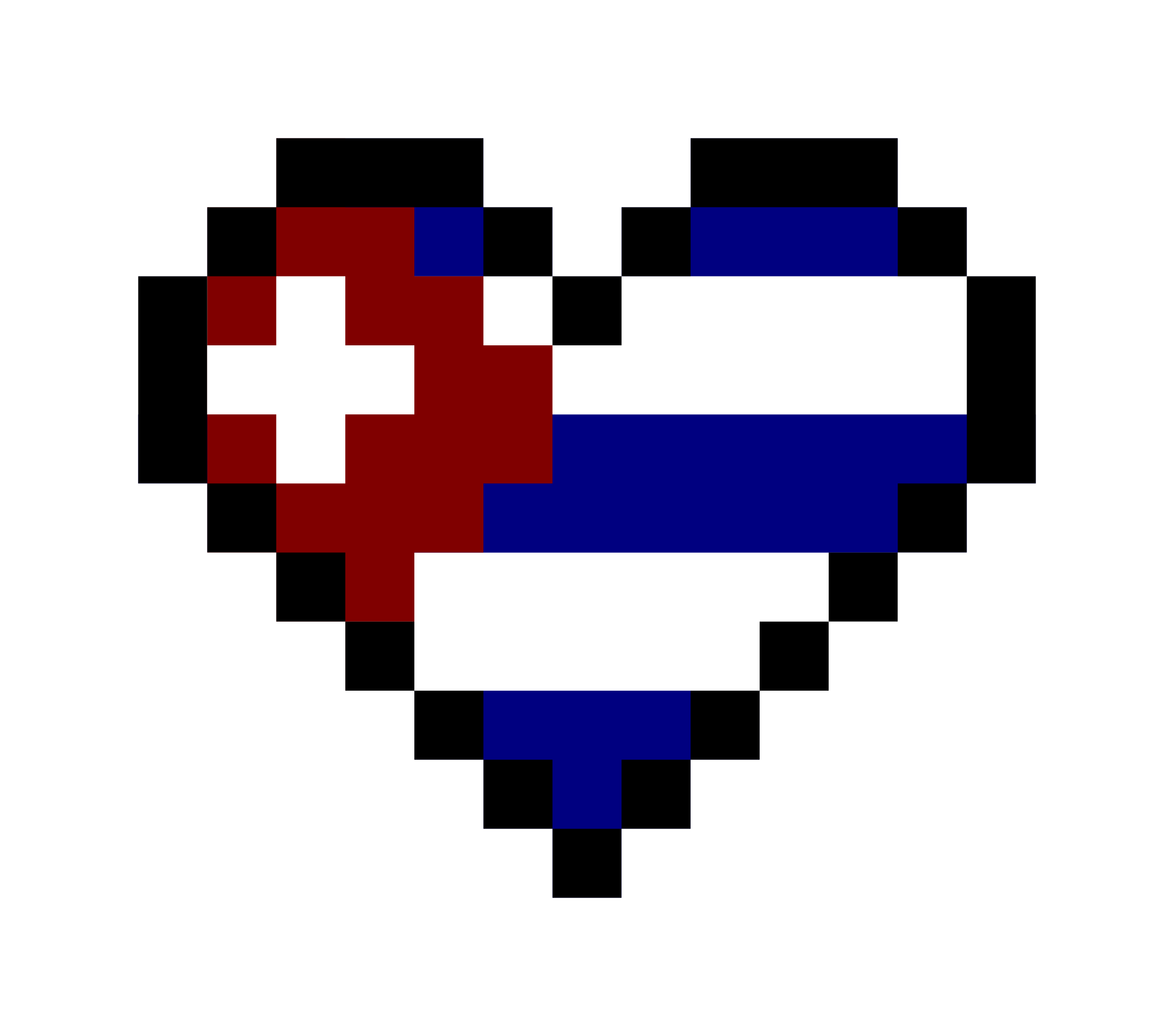 Heart Pixel Art Easy