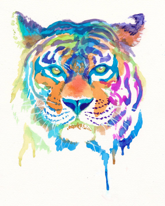 Rainbow Tiger Cliparts | Free Download Clip Art | Free Clip Art | on ...