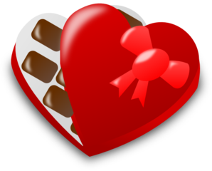 Valentine Chocolate Box Clip Art at Clker 