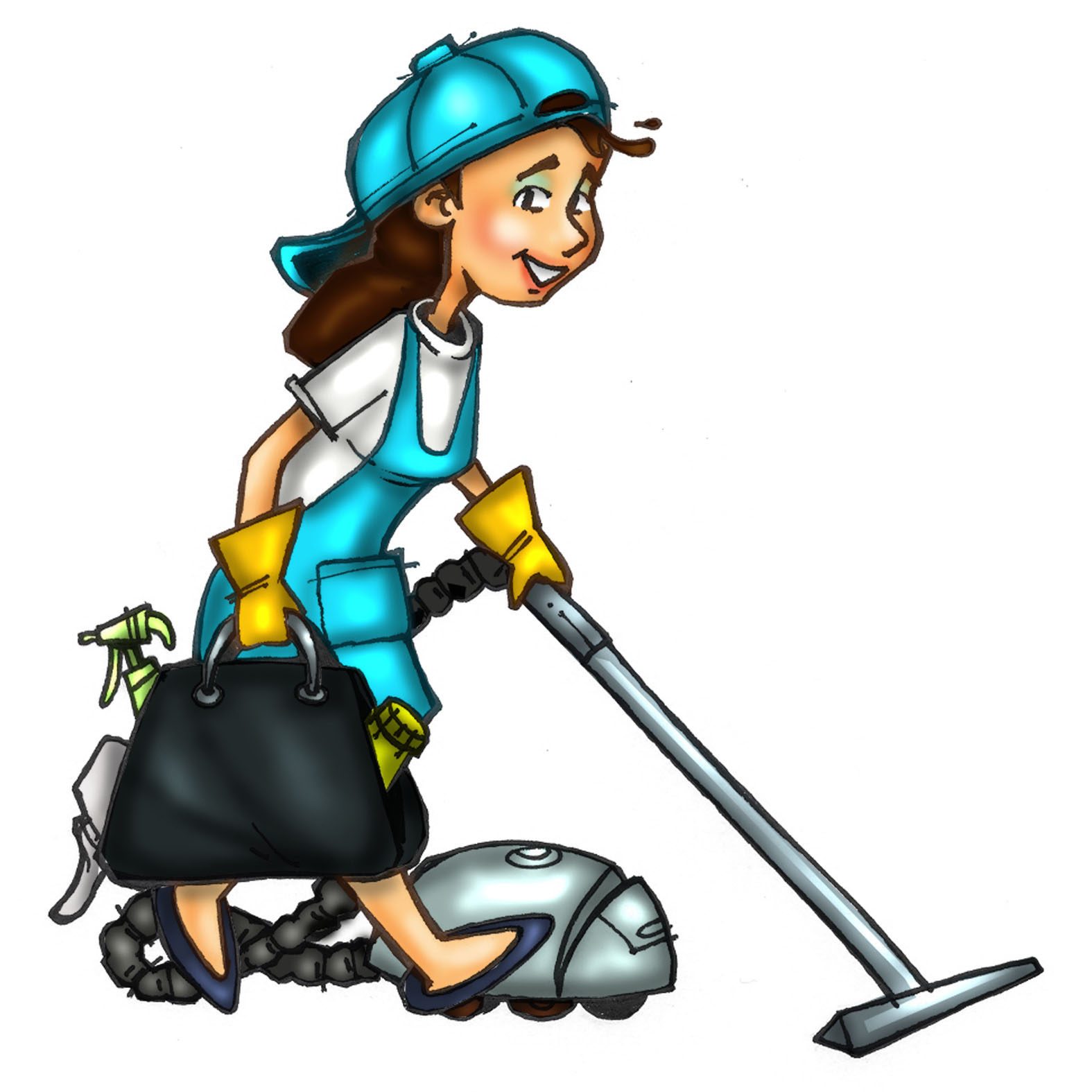 drawing-of-people-cleaning-river-clip-art-library