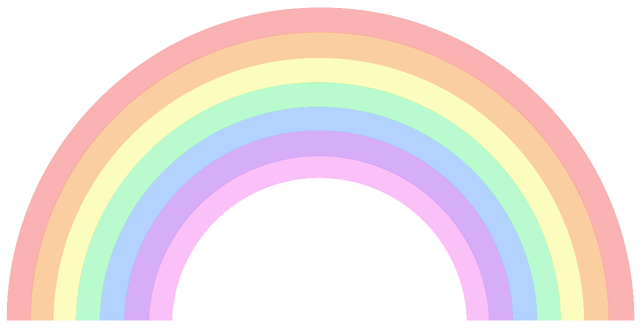 pastel rainbow clipart - Clip Art Library