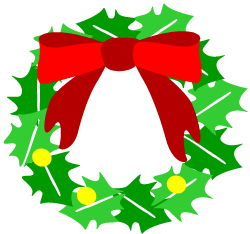Free clip art holiday clip art christmas christmas wreath 