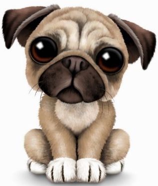 Doggy Love clip art 