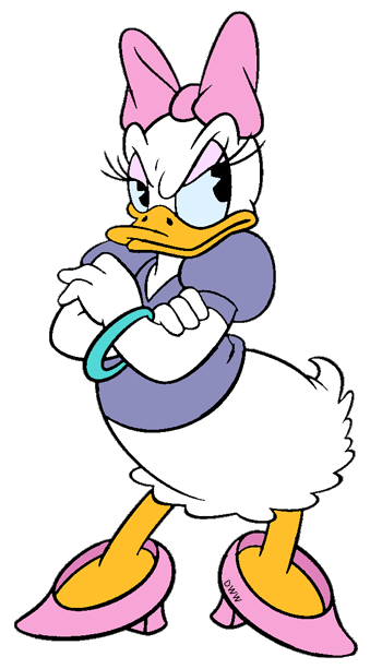 Daisy Duck Angry Face Clip Art Library