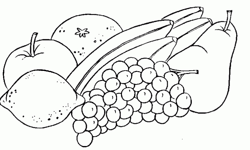 black and white fruits