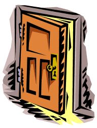 shut door 