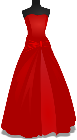 Wedding Dress On Hanger Clipart 