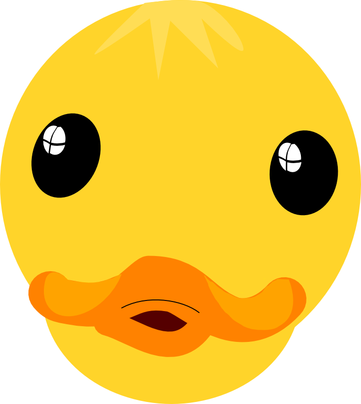 Duck Face Clip Art 