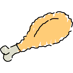 Chicken Drumstick Clipart 