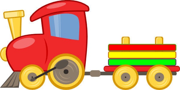 Cute Train Clipart 
