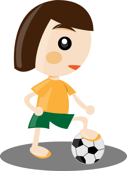 Girl Sports Clipart 