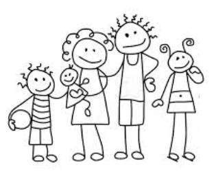 family day clipart black and white