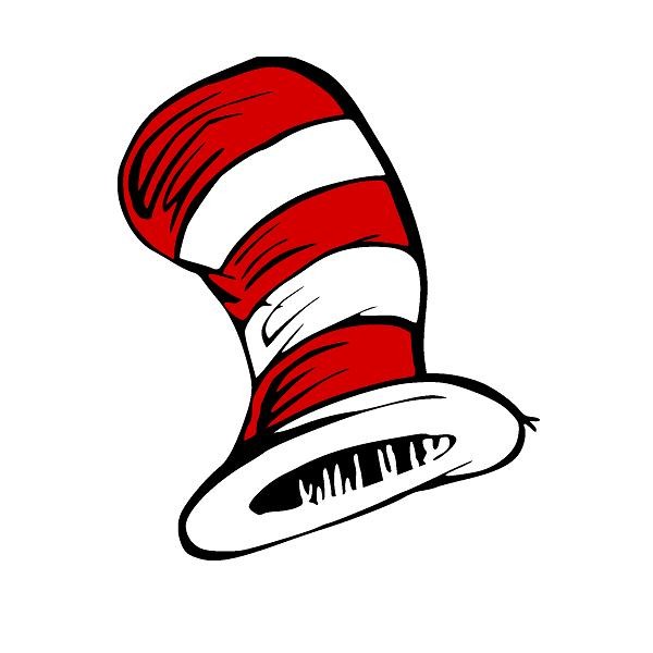 Cat in the hat with no hat clipart 