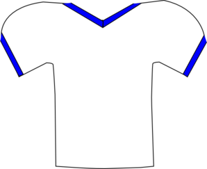 Football jersey clipart outline 