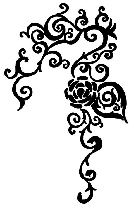Rose Vines Drawings 