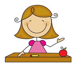 Cute student clipart 