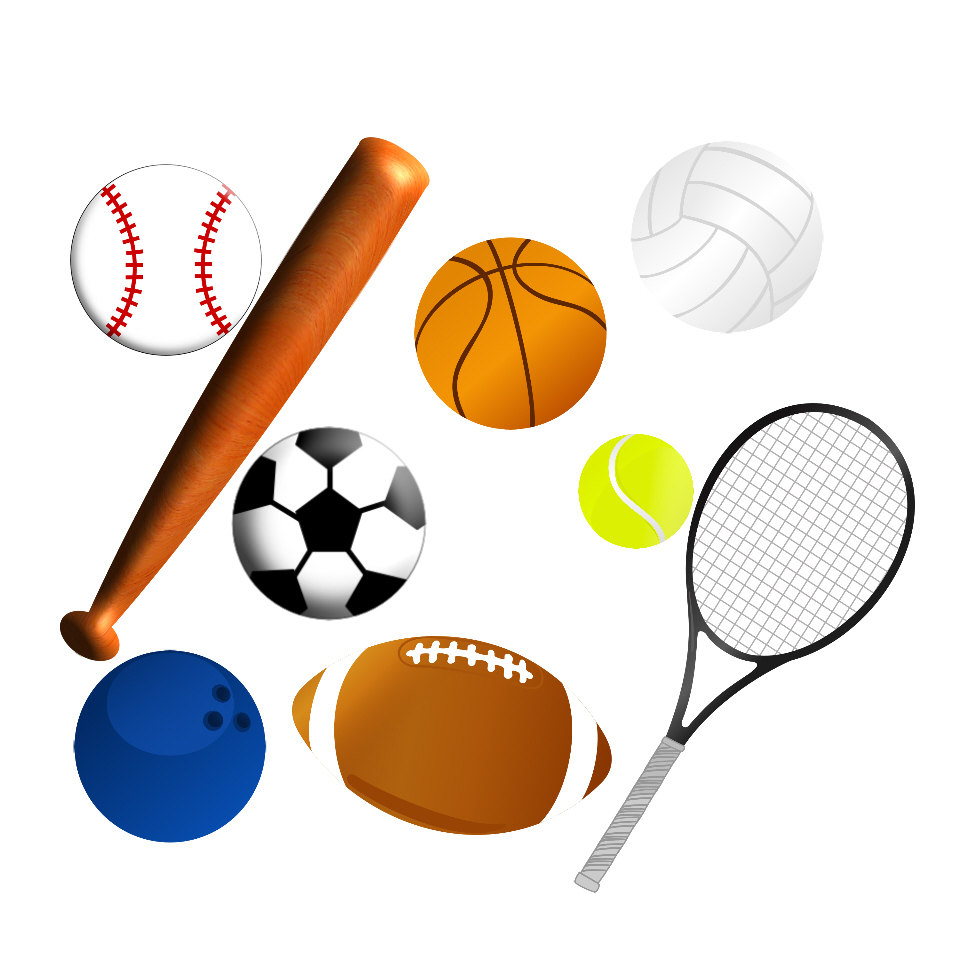Sports Clipart Black And White 