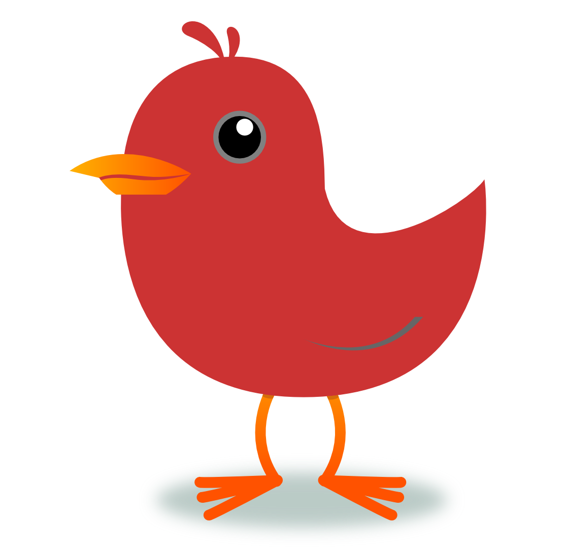 Red Bird Clipart 