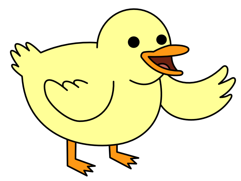 Cartoon Baby Duck 