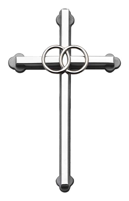 Wedding Rings And Cross Clipart 