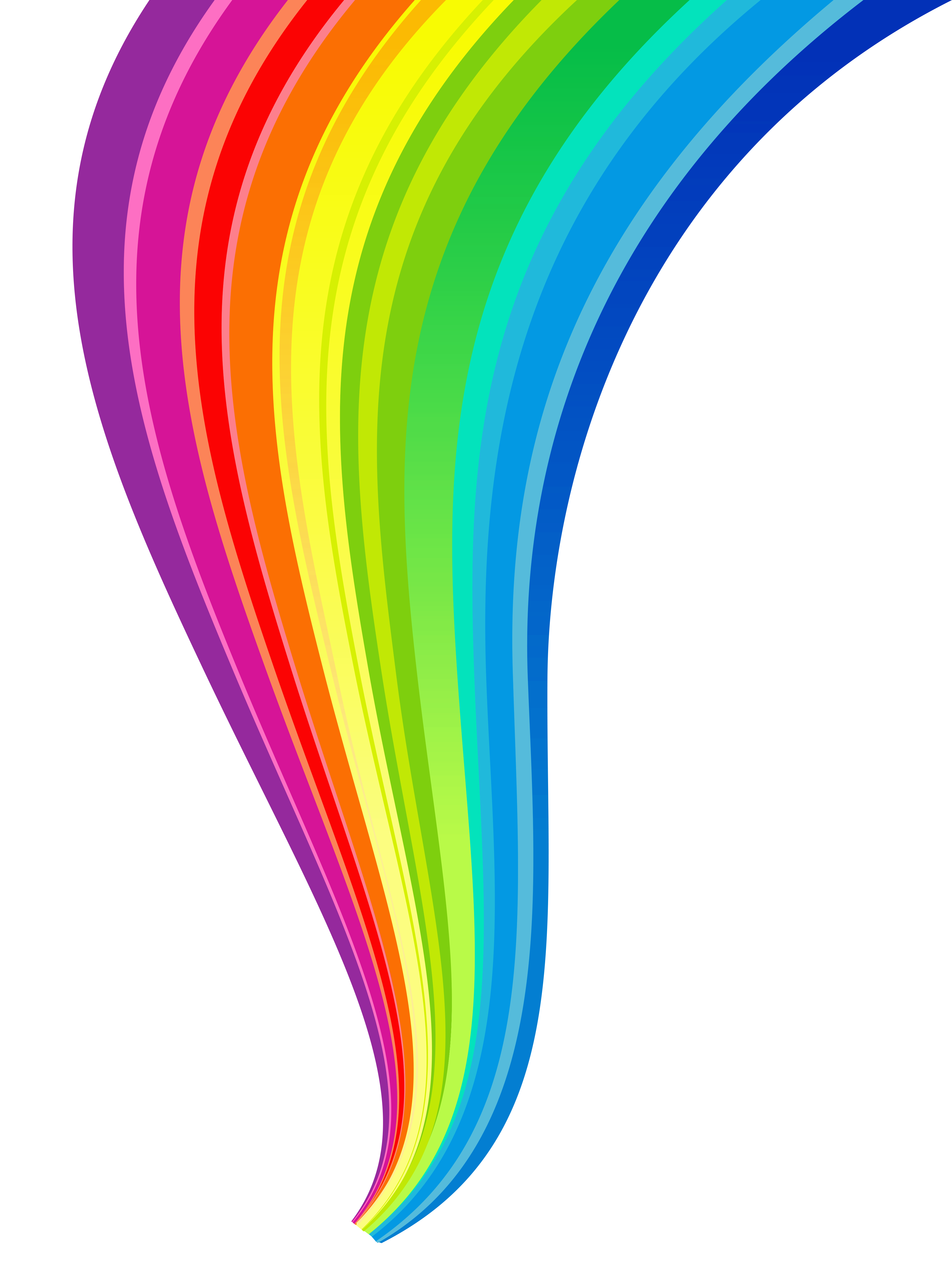 Rainbow Design Transparent Background Clip Art Library