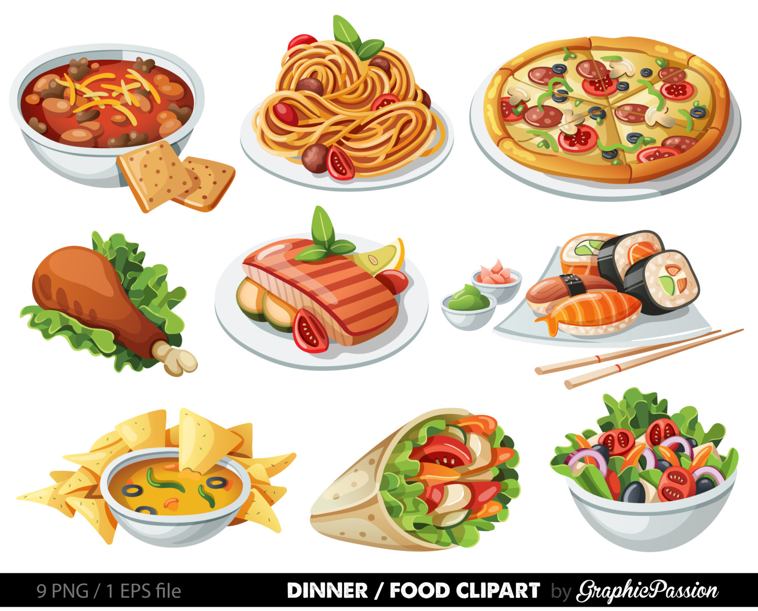 lunch kind of food - Clip Art Library