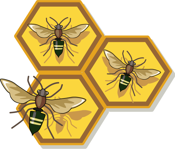 Halloween Bee Cliparts