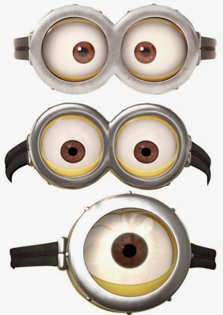 minion eyes and mouth printable