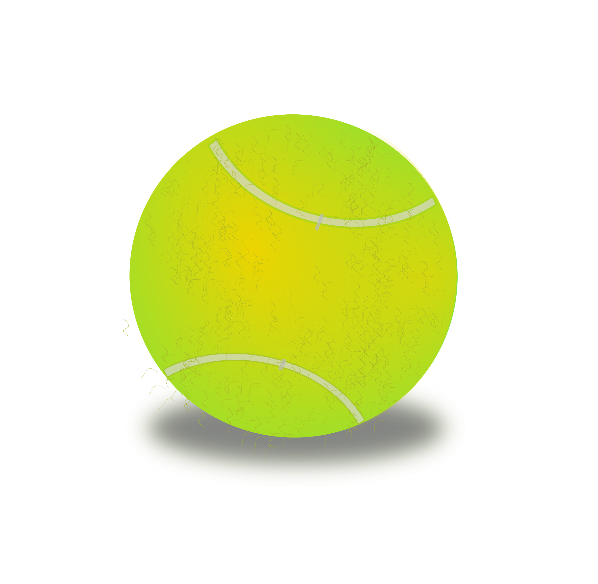 Small Tennis Ball Drawing : Tennis balls are fluorescent yellow at ...