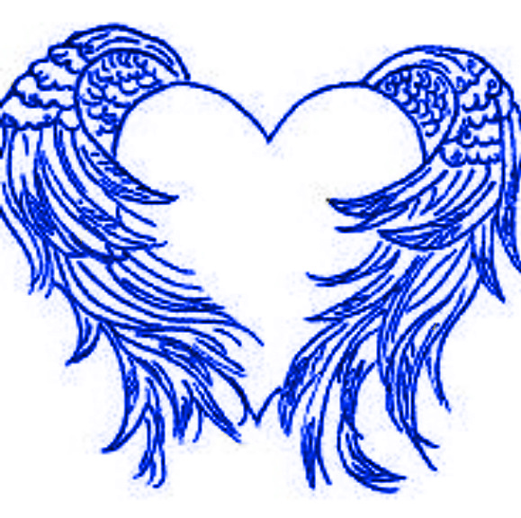 Heart With Angel Wings Clipart 