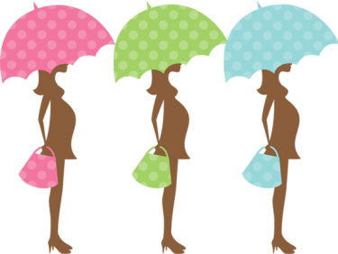 Pregnant Cowgirl Silhouette FREE Clipart 