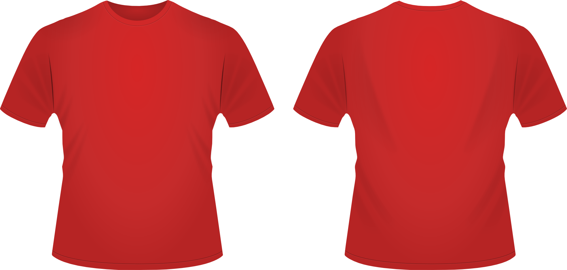 Red Tshirt Template