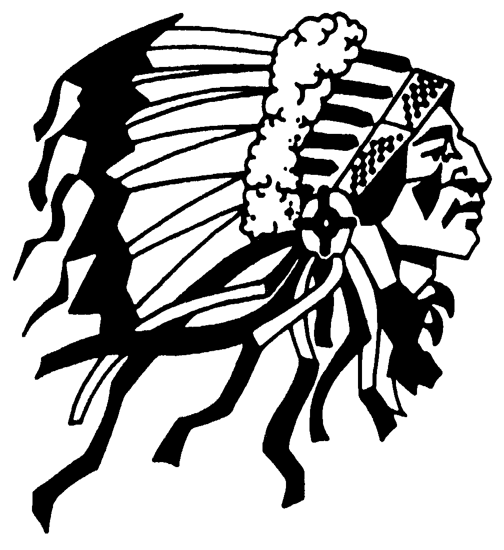 Indian Head Silhouette - Port Neches Groves Indians | Bodewasude
